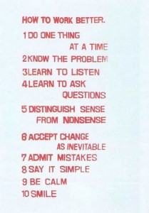How To Work Better