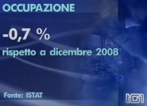Slide dal servizio del TG1.